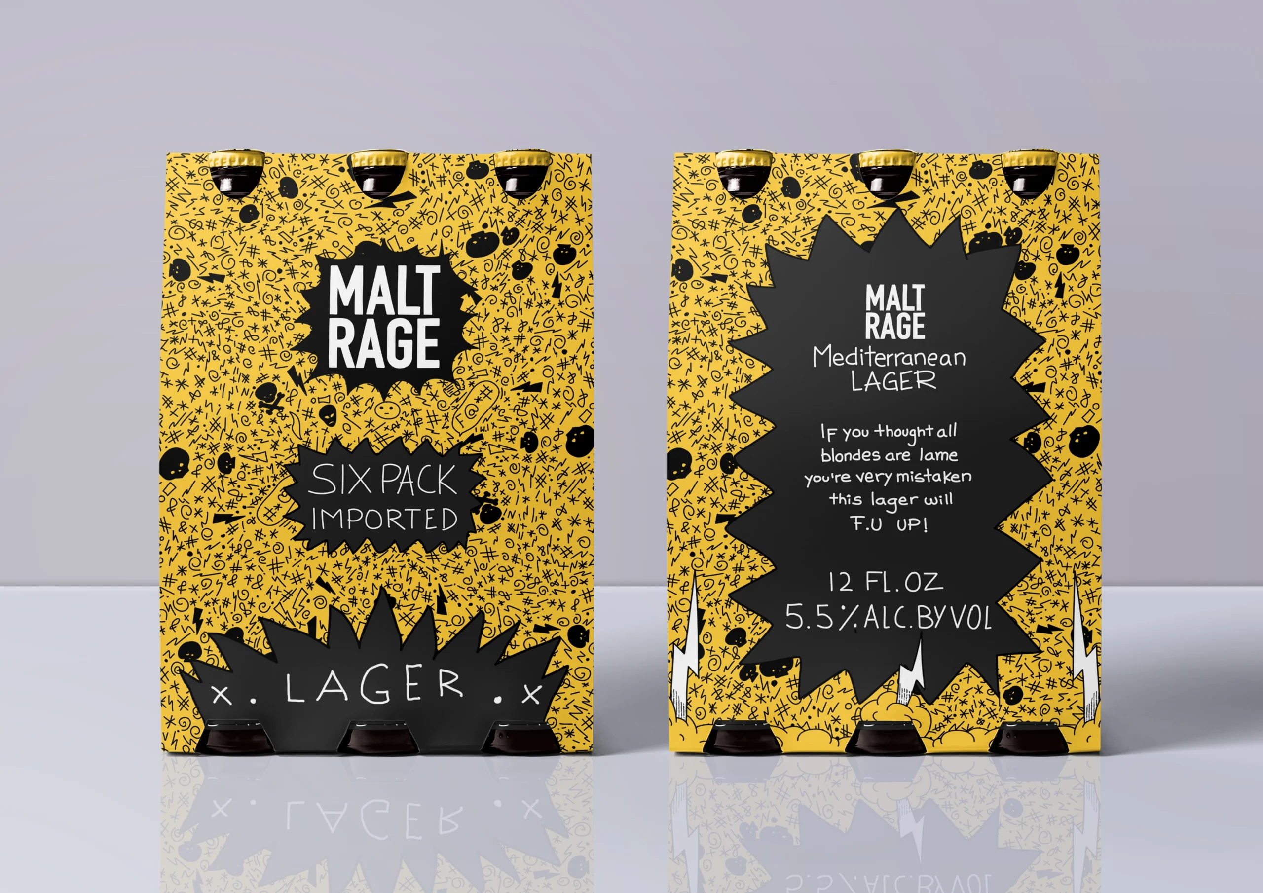 Malt Rage Lager pack 2