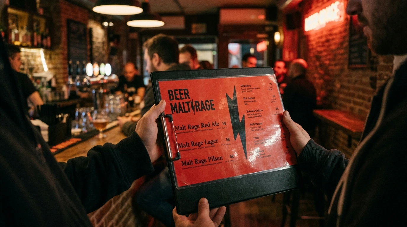 Malt Rage menu bar faideas