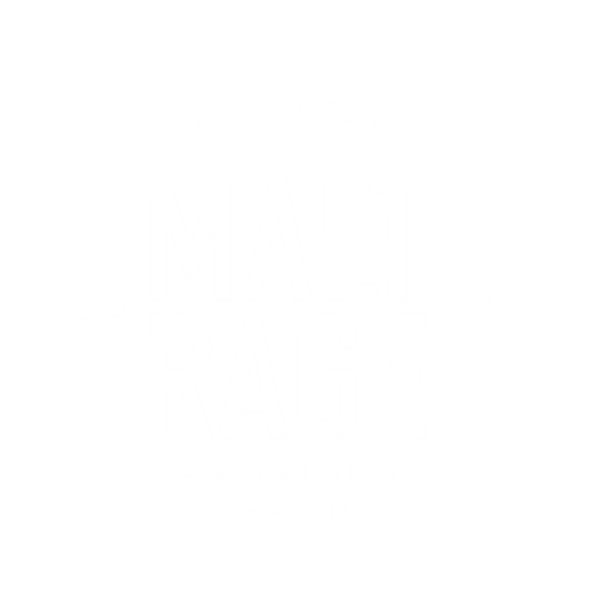 Malt rage full logo white FAIDEAS