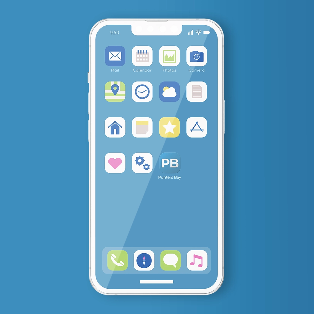 Punters Bay iphone ui faideas