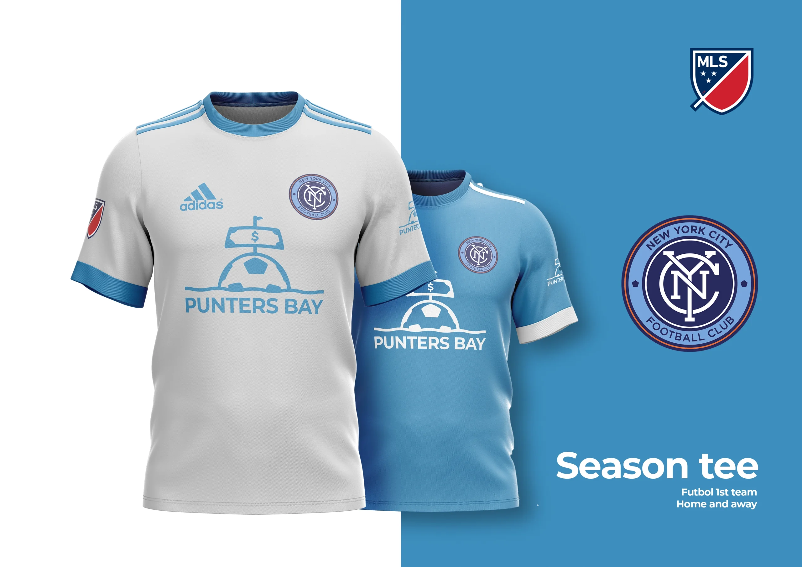 Punters Bay football tee NY