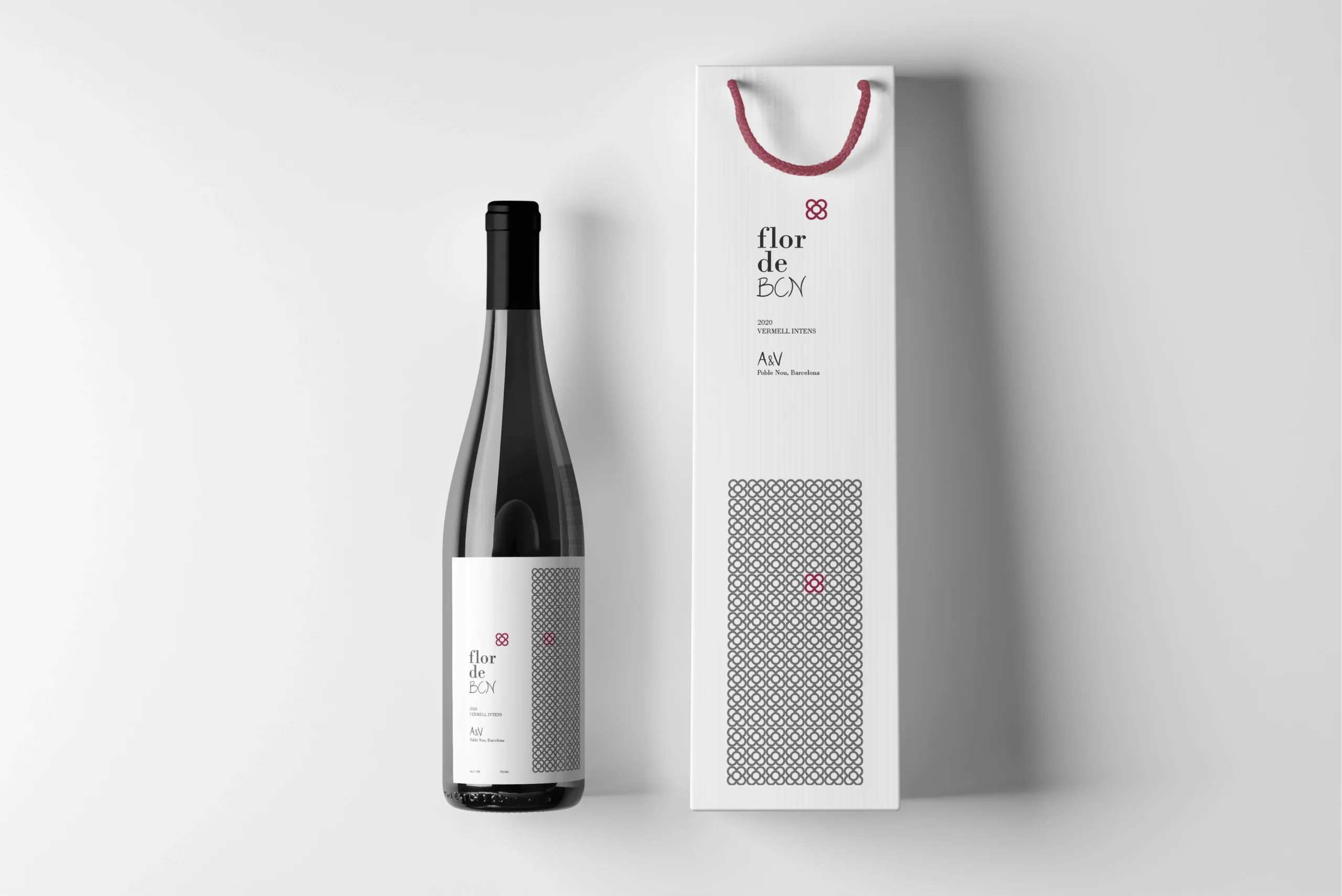 Faideas Flor d bcn 1 botella bolsa 1