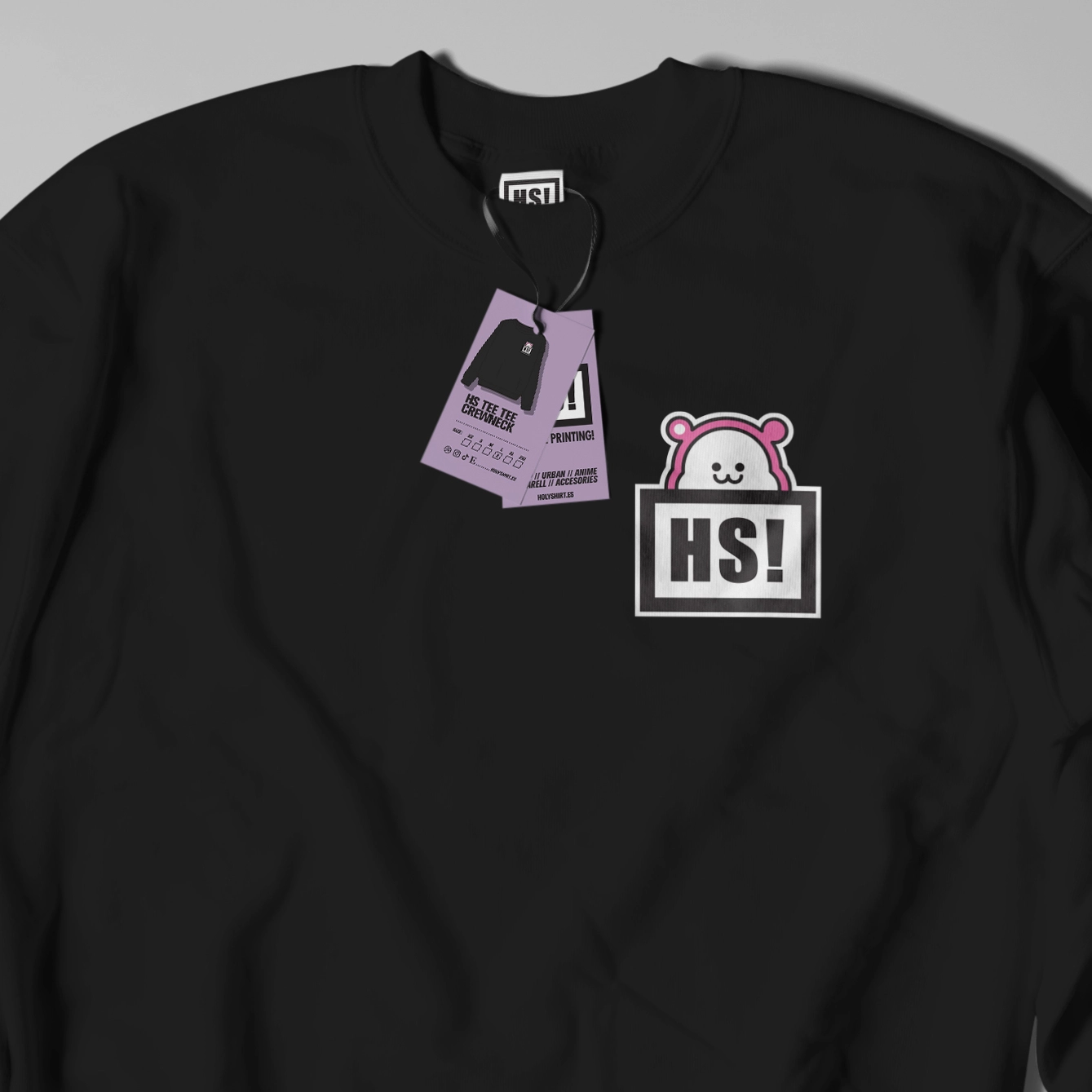 HS CREWNECK HANGTAG